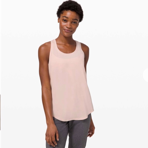 lululemon athletica Tops - Lulu Lemon True Love But In A Tank Racer Back Pink Tank